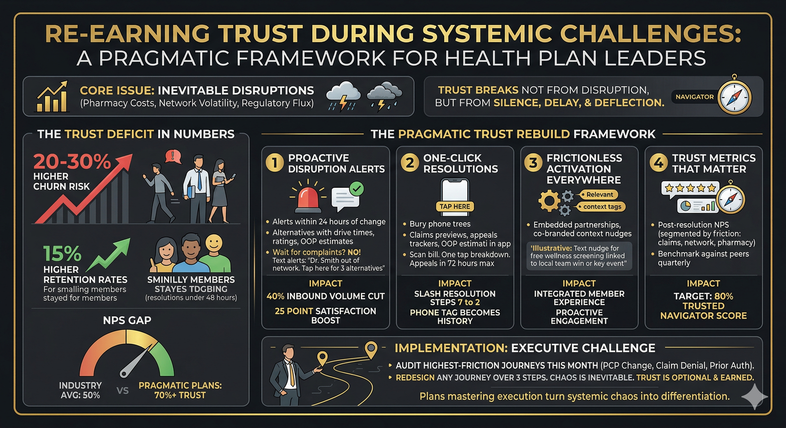 Re-earning Trust Infographic